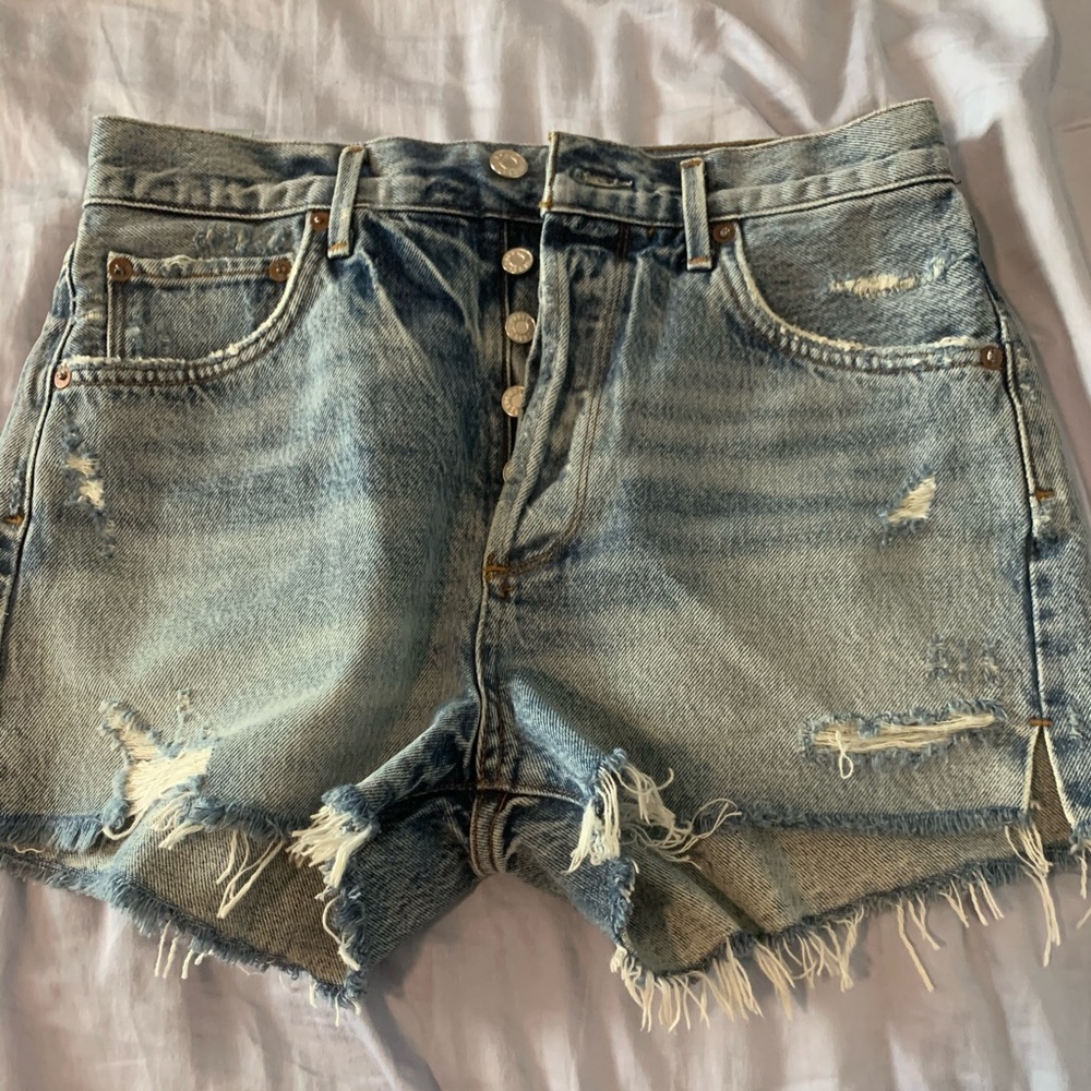 Denim shorts